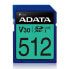 ADATA Premier Pro - 512 GB - SDXC - Class 10 - UHS-I - 100 MB/s - 80 MB/s