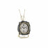 Фото #1 товара Настольные часы DKD Home Decor Чёрный Позолоченный Стеклянный Железо Vintage 15,5 x 8,5 x 32 cm