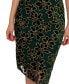 Фото #4 товара Women's Floral Metallic Midi Sheath Dress