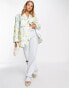 Фото #4 товара ASOS DESIGN floral oversized grandad blazer