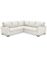 Фото #1 товара Ennia 2-Pc. Leather Sectional Sofa, Created for Macy's