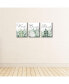 Фото #3 товара Boho Botanical Bathroom Rules Wall Art - 7.5 x 10 in 3 Signs Wash, Brush, Flush