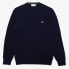 LACOSTE Classic Fit Ribbed V Cotton Sweater