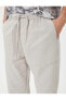 Фото #32 товара Повседневные Koton Black Pants with Belted Pocket Detail