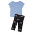 Фото #2 товара Комплект футболка и леггинсы Puma для малышей с коротким рукавом голубого цвета