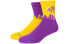 Фото #1 товара Носки Stance x NBA с вышивкой букв, средней длины, унисекс, фиолетово-желтые