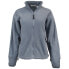 River's End Microfleece Jacket Womens Grey Casual Athletic Outerwear 8197-GY