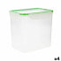 Фото #4 товара Герметичная коробочка для завтрака Quid Greenery Прозрачный Пластик 4,7 L (4 штук) (Pack 4x)