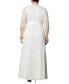 ფოტო #3 პროდუქტის Women's Plus Size Amour Lace Wedding Gown