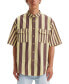 Фото #1 товара Men's Woven Skate Stripe Shirt