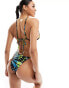 Фото #3 товара Public Desire print high leg bikini bottom in multi