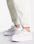 Puma Mayze Stack cord detail trainers in white - WHITE