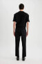 Erkek Siyah Kanvas Pantolon - B6670AX/BK27