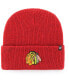 Фото #2 товара Men's Red Chicago Blackhawks Brain Freeze Cuffed Knit Hat