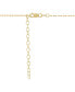 ფოტო #3 პროდუქტის Diamond Bezel Solitaire Pendant Necklace (1/4 ct. t.w.) in 14k Gold, 16" + 2" extender