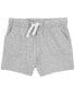 Toddler Pull-On Cotton Shorts 5T