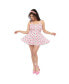 ფოტო #1 პროდუქტის Plus Size 1940s Sweetheart Skirted Romper