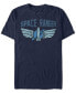 Фото #1 товара Disney Men's Toy Story Space Ranger Star Command Logo, Short Sleeve T-Shirt