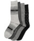 ფოტო #1 პროდუქტის Men's Crew Length Dress Socks, Assorted Patterns, Pack of 4