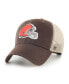 Фото #2 товара Men's '47 Brown, Natural Cleveland Browns Flagship MVP Snapback Hat