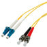 Фото #1 товара ROTRONIC-SECOMP Patch-Kabel - LC Single-Modus m zu ST Einzelmodus - 5 m - Glasfaser - Cable - Network