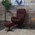 Relaxsessel + Hocker L12 drehbar