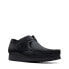 Фото #2 товара Clarks Wallabee 26174031 Mens Black Leather Oxfords & Lace Ups Casual Shoes