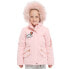 Little and Big Girls' Parka Jacket with Insulated Hood