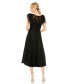 Фото #2 товара Women's Feather Shoulder Embellished Dress