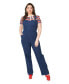 Plus Size Wide Leg Overall Dungaree Pants