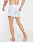 Gym King performance swim shorts in pale blue