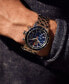 ფოტო #4 პროდუქტის Eco-Drive Men's Chronograph Weekender Stainless Steel Bracelet Watch 44mm