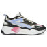 Фото #1 товара Puma RsX Efekt Muted Martians Lace Up Womens White Sneakers Athletic Shoes 3910