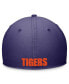 Фото #2 товара Men's and Women's Purple Clemson Tigers 2024 Sideline Swoosh Flex Hat