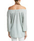 Фото #3 товара Блузка XCVI Женская Белая с вышивкой на Открытых Плечах размер S