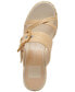 ფოტო #4 პროდუქტის Women's Edwina Buckle Detailed Wedge Sandals