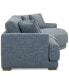 Фото #8 товара Vasher 135" 2-Pc. Fabric Sectional with Cuddler, Created for Macy's