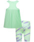 Фото #2 товара Little Girls 2-Pc. Prep In Your Step Shorts & Top Set