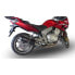 GPR EXHAUST SYSTEMS Furore Poppy Honda CBF 1000/ST 06-09 Ref:H.150.FUPO Homologated Oval Muffler