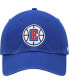 Фото #3 товара Men's Royal LA Clippers Team Logo Clean Up Adjustable Hat