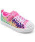 Фото #1 товара Little Girls Twinkle Toes: Twinkle Sparks - Sequin Party Light-Up Fastening Strap Casual Sneakers from Finish Line