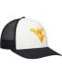 ფოტო #4 პროდუქტის 47 Brand Men's White/Navy West Virginia Mountaineers Freshman Trucker Adjustable Hat