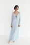 Фото #1 товара Длинное кружевное платье ZARA