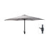 Пляжный зонт EDM Текстиль Светло-серый Железо