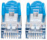 Фото #3 товара Intellinet Network Patch Cable - Cat7 Cable/Cat6A Plugs - 20m - Blue - Copper - S/FTP - LSOH / LSZH - PVC - Gold Plated Contacts - Snagless - Booted - Polybag - 20 m - Cat7 - S/FTP (S-STP) - RJ-45 - RJ-45 - Blue