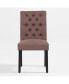 Фото #2 товара Upholstered Button Tufted Dining Side Chair