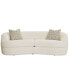 Фото #4 товара Jenselle 97" Curved Fabric Estate Sofa, Created for Macy's