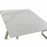 Фото #12 товара Обеденный стол DKD Home Decor Стеклянный Позолоченный Металл Белый (140 x 80 x 76 cm)