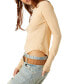 ფოტო #3 პროდუქტის Women's Be My Baby Long-Sleeve Lettuce-Hem Cotton T-Shirt