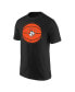 Фото #3 товара Men's Black Oklahoma State Cowboys Basketball Logo T-shirt